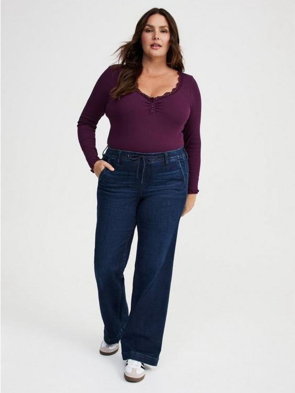 Torrid Weekend Wide Leg Super Soft Jeans, sz 3R